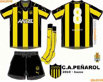 Домашняя форма «Пеньяроля»